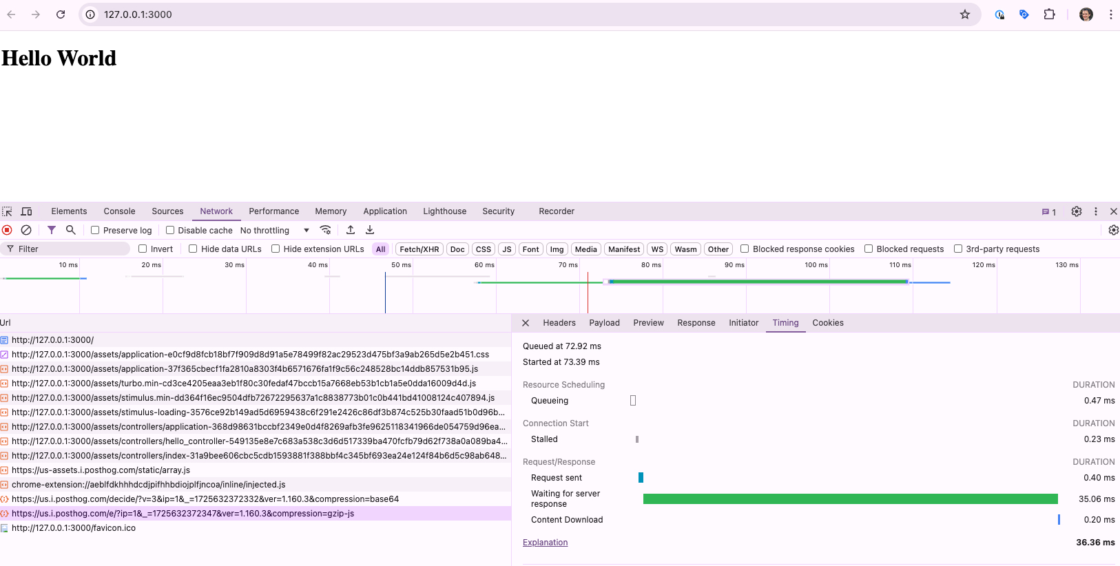 page speed of using prefab