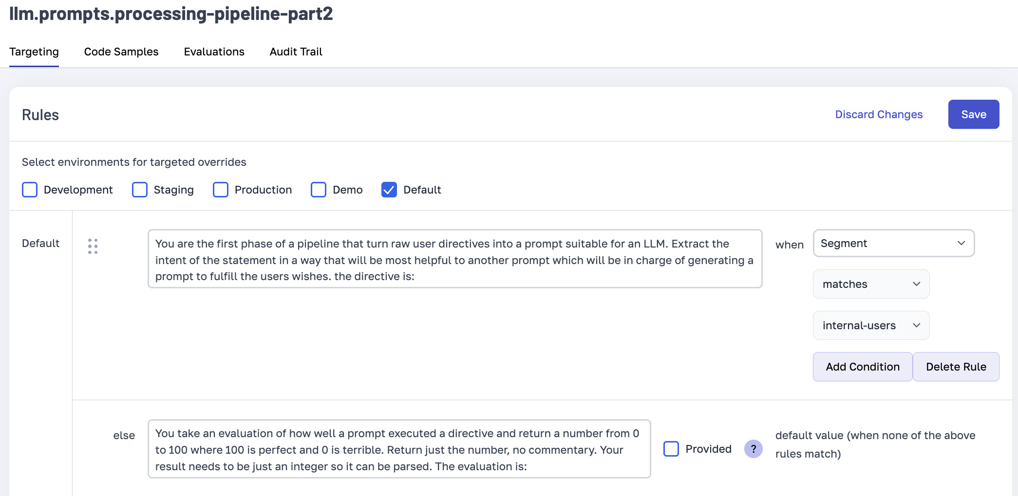 Better inputs when using prefab to dynamically change llm prompts